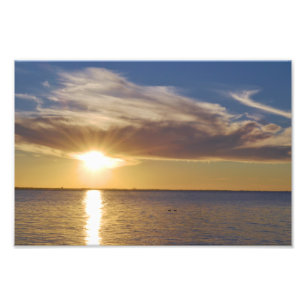 PUESTA DEL SOL DE GREAT LAKES. FOTO