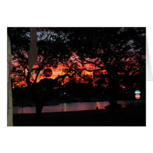 Puesta del sol de la Florida