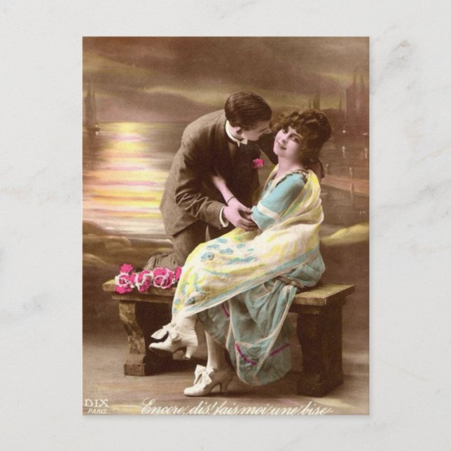 Puesta del sol de la tarjeta del día de San (Anverso)