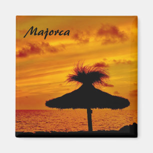 Puesta del sol de Mallorca - imán
