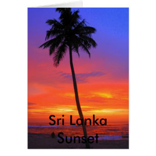Puesta del sol de Sri Lanka