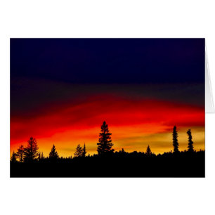 Puesta del sol de Yellowstone