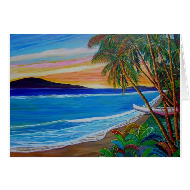 Puesta del sol del hoyo del tiburón (Anverso (Horizontal))