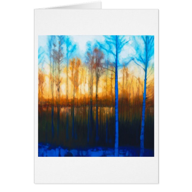 Puesta del sol del invierno en el lago Siljan (Frente)