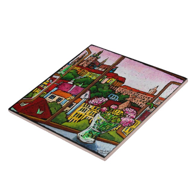 Puesta del sol del Kis-Lev de Jonatán en la teja (Lado)