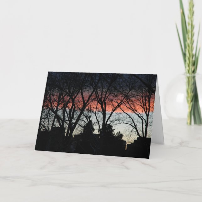 Puesta del sol del navidad (Anverso)