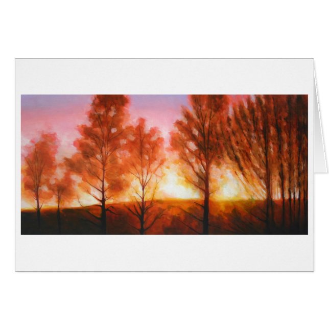 Puesta del sol del pleno verano (Anverso (Horizontal))