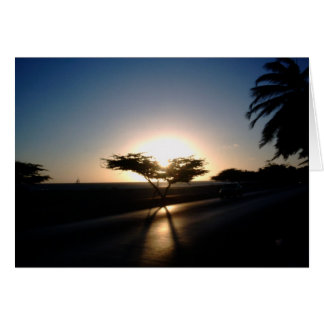 Puesta del sol en Aruba