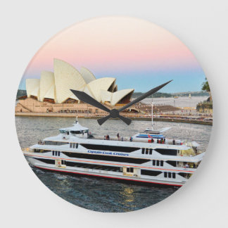 Puesta del sol en el reloj de Sydney
