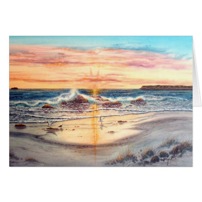 PUESTA DEL SOL EN SILVERSTRAND, CORONADO, (Anverso (Horizontal))