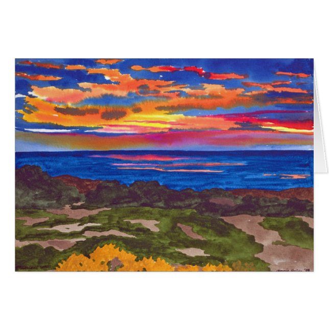 Puesta del sol mexicana (Anverso (Horizontal))