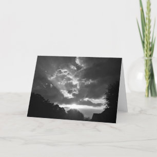 Puesta del sol/Noir, tarjeta