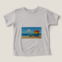 Puesto de vigilancia del arco iris de la playa de 