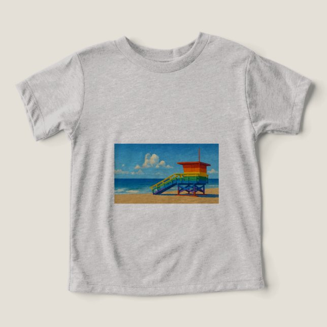 Puesto de vigilancia del arco iris de la playa de  (Diseño delantero )