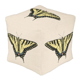 Puf Mariposa de cola de cerda amarilla del suroeste