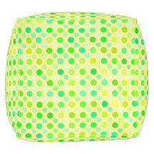 puntos de polka amarillos y verdes