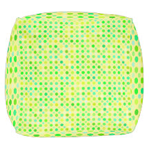 puntos de polka amarillos y verdes