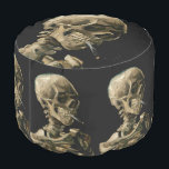 Puf Vincent van Gogh - Calavera con cigarrillo en llam<br><div class="desc">Cabeza de un Skeleton con un cigarrillo en llamas / Calavera con cigarrillo en llamas / Crane de squelette fumant une cigarrillo - Vincent van Gogh,  1885</div>