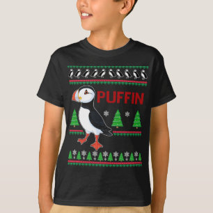 Puffin Xmas Suéter suéter suéter Lover Divertido