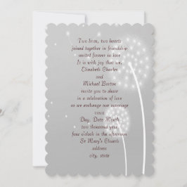 Puffs Dandilion, Gris, Elegante, Invitación a la b