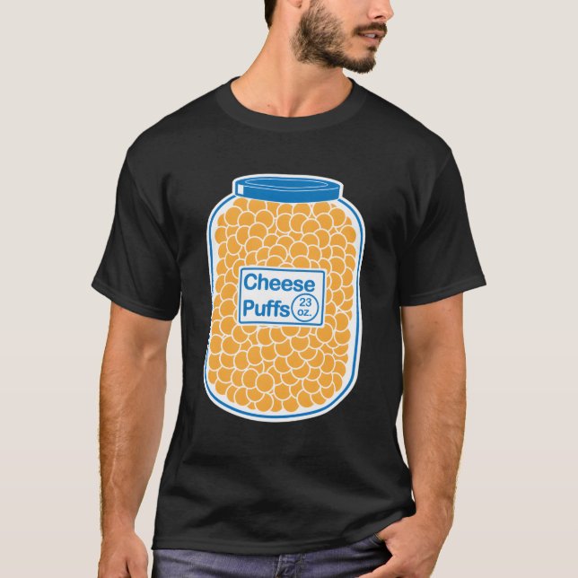Puffs De Queso Entrenó En La Camisa Levantando El  (Anverso)