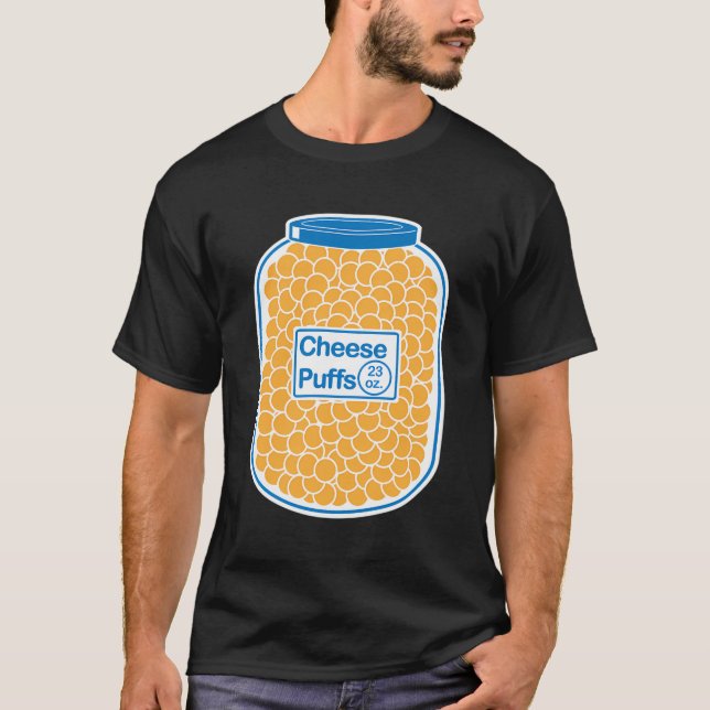 Puffs De Queso Entrenó En La Camisa Levantando El  (Anverso)