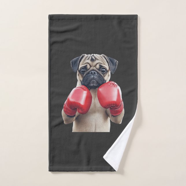 Pug    (Toalla de mano)