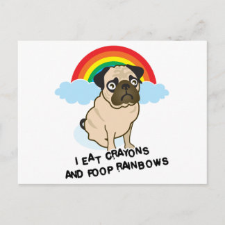 ¡Pug admite las arcadas de sopa! Tarjeta