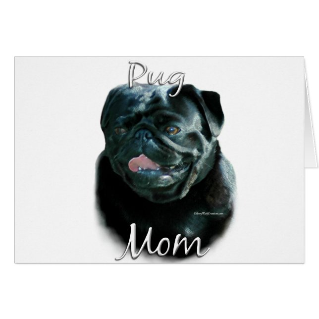 Pug (blk) Mamá 2 (Anverso (Horizontal))