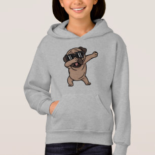 Pug de Buen Humor con Gafas de Sol Dabbing