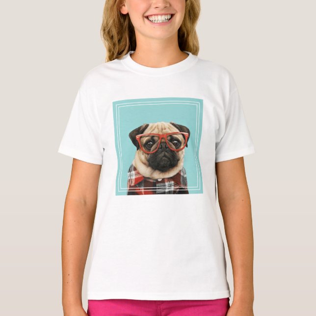 Pug de la camiseta de plástico (Anverso)