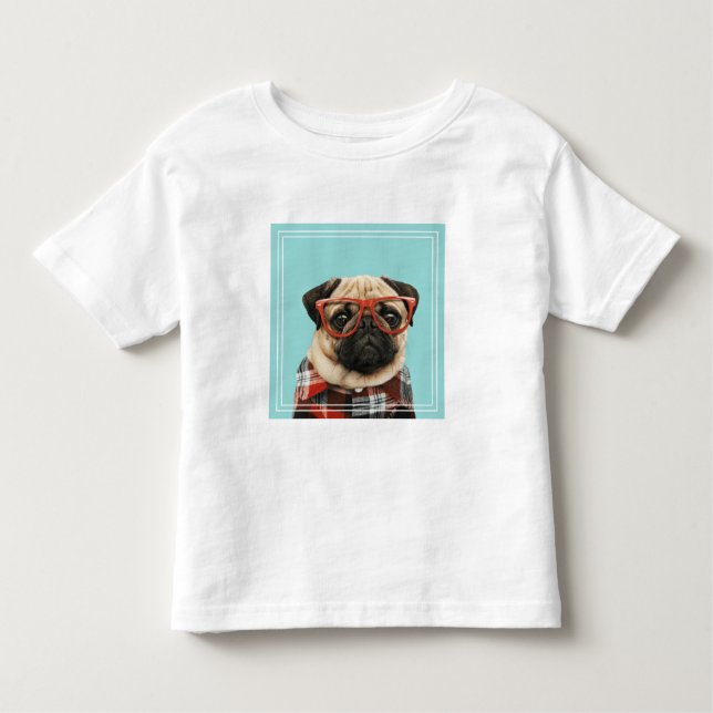 Pug de la camiseta de plástico (Anverso)