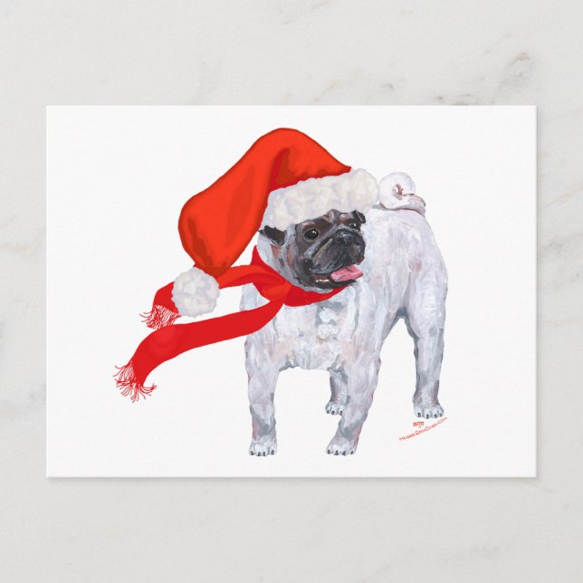 Pug de Navidad (Anverso)