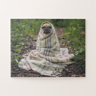 PUG DOG CUTE FÁCIL PUZZLE