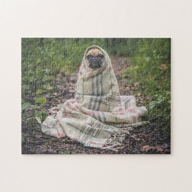 PUG DOG FUNNY JIGSAW PUZZLE (Horizontal)