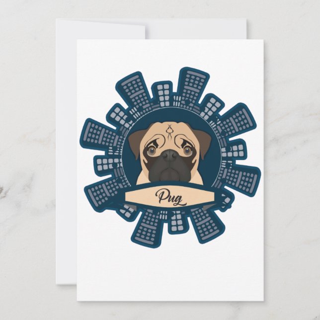 pug en la ciudad (Anverso)