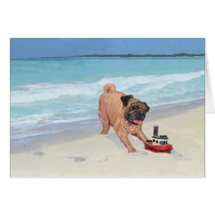 Pug en la Playa