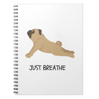 Pug Journal: Acaba de respirar el cuaderno