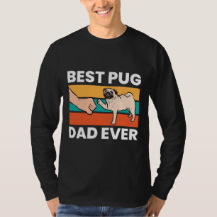 Pug Lover Mejor Papá Pug Nunca Camiseta Esencial 9