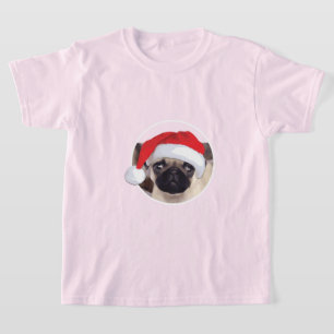 Pug navidades - Camiseta básica para niños