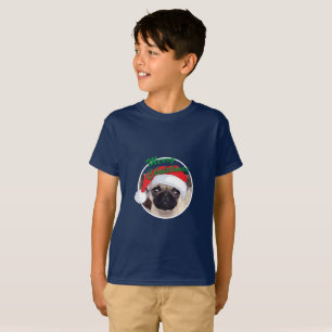 Pug navidades - Camiseta básica para niños