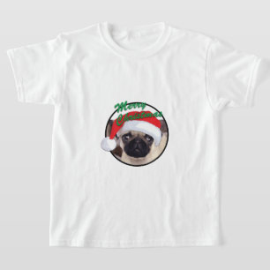Pug navidades - Camiseta básica para niños