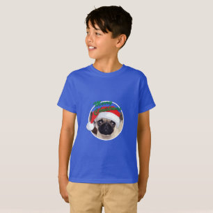 Pug navidades - Camiseta básica para niños