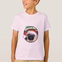 Pug navidades - Camiseta básica para niños
