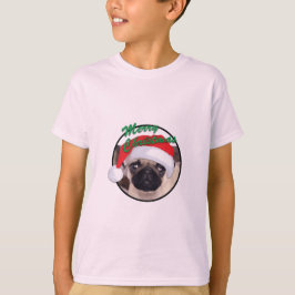 Pug navidades - Camiseta básica para niños