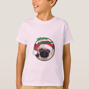 Pug navidades - Camiseta básica para niños