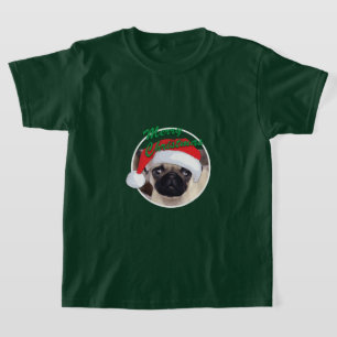 Pug navidades - Camiseta básica para niños