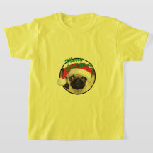 Pug navidades - Camiseta básica para niños