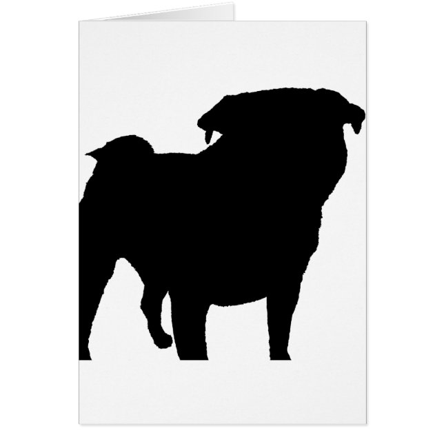 Pug Silhouette (Frente)