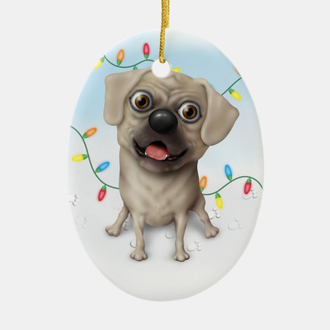 Puggle 2 - Ornamento del navidad (Frente)